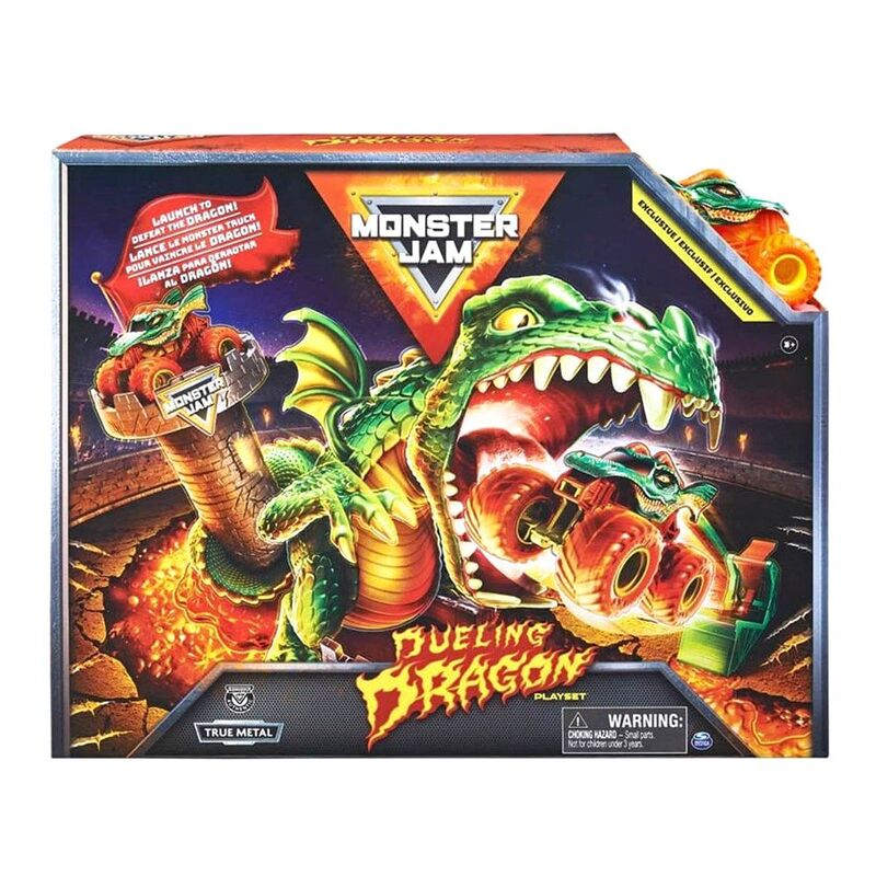 Spin Master Monster Jam 1.64 Dueling Dragon Stunt Playset