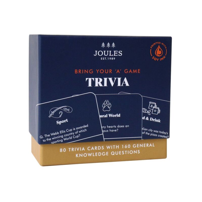 Joules Trivia Card Game (160 Questions)