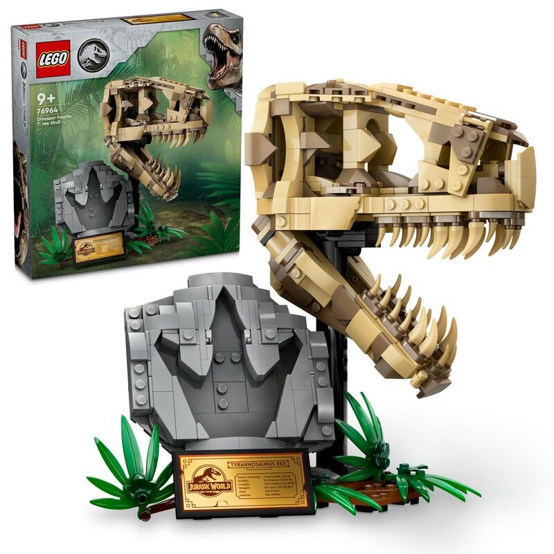 LEGO Jurassic World Jurassic World Dinosaur Fossils T Rex Skull 76964 (577 Pieces)