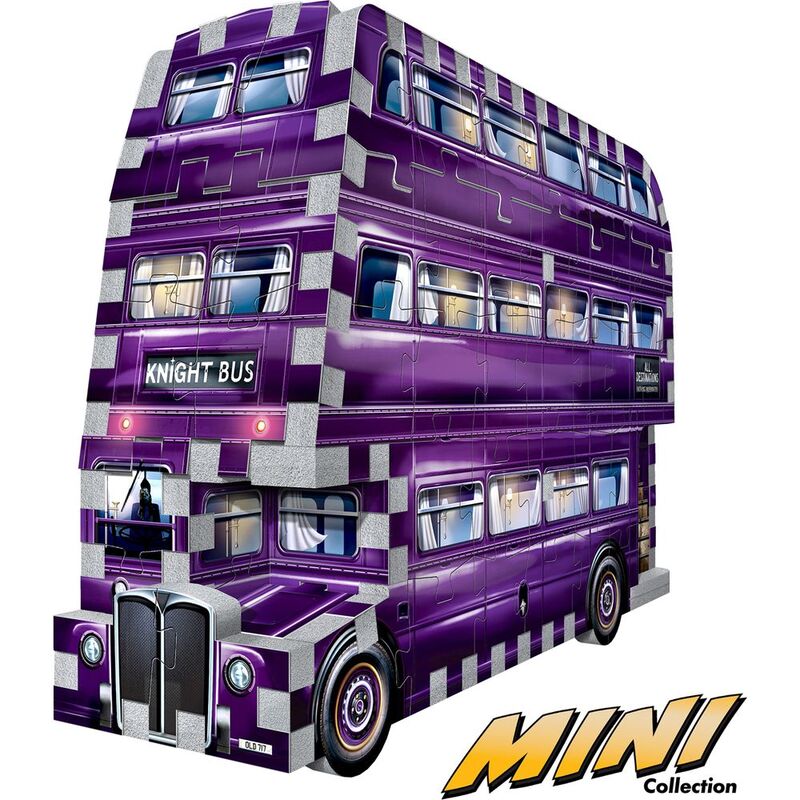 Wrebbit Harry Potter The Knight Bus 130 Pc Mini 3D Puzzle