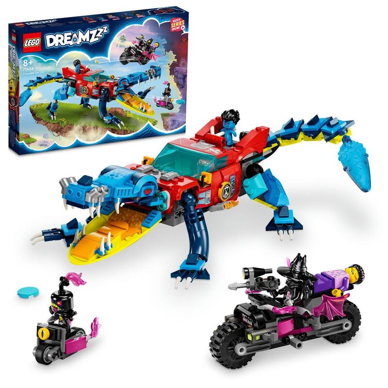 LEGO Dreamzzz Crocodile Car 71458 (494 Pieces)