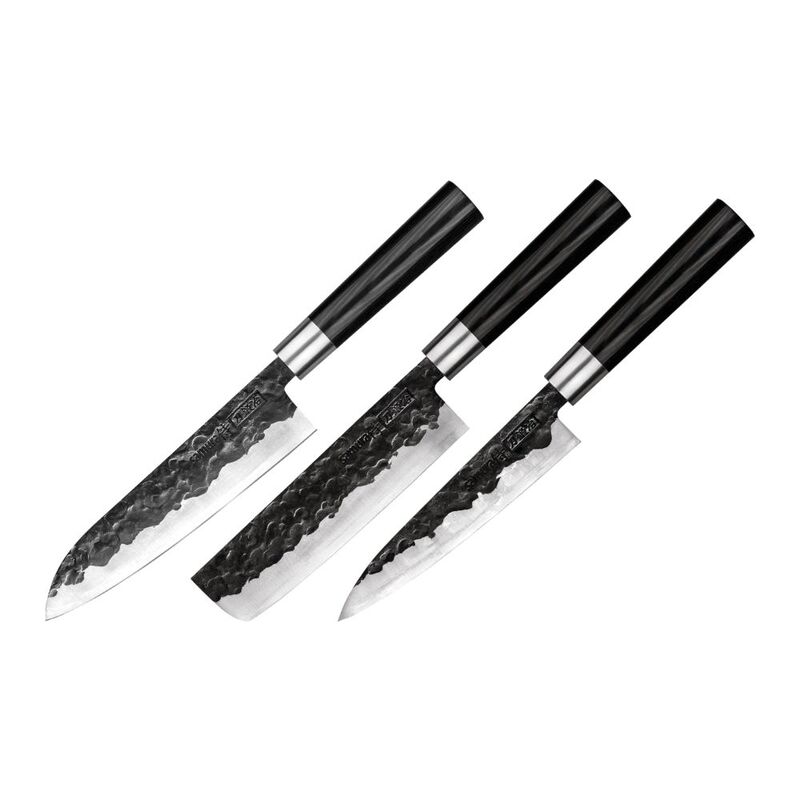 Samura Blacksmith Stainless Steel Kitchen Knives Set (Set of 3)
