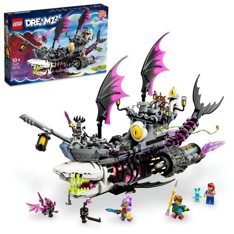 LEGO Dreamzzz Nightmare Shark Ship 71469 (1389 Pieces)