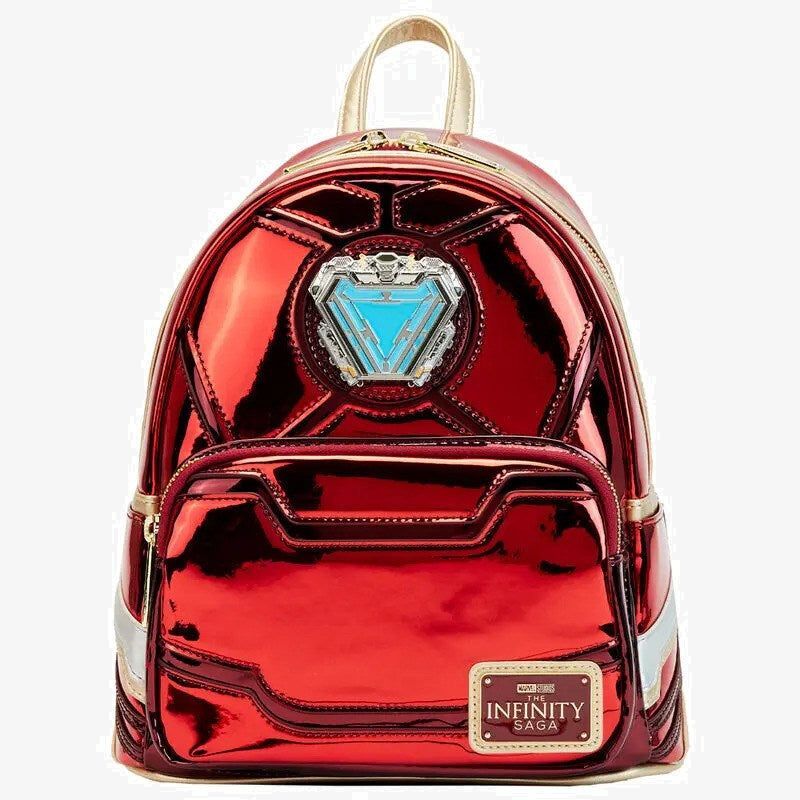 Loungefly Leather Marvel Iron Man 15th Anniversary Cosplay Mini Backpack