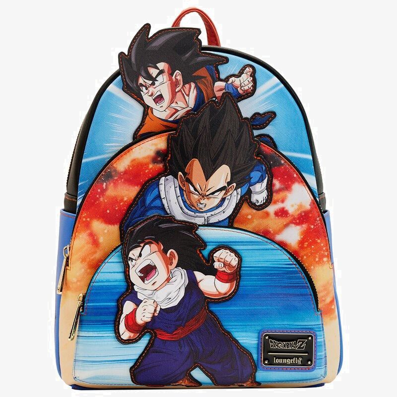 Loungefly Leather Dragon Ball Z Triple Pocket Backpack