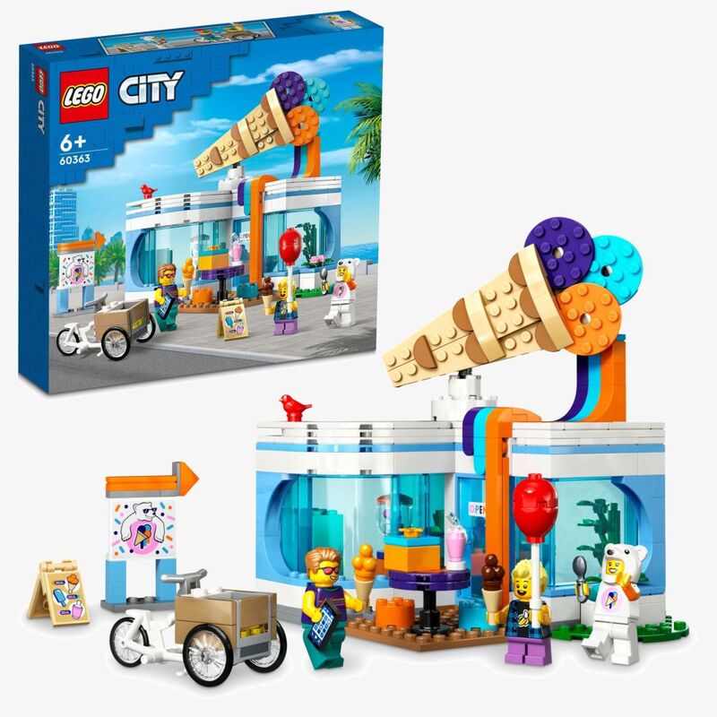 LEGO City Ice-Cream Shop Building Set 60363 (296 Pieces)