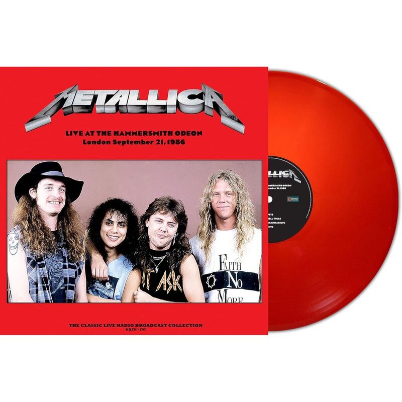 Live At The Hammersmith Odeon London 1986 (Red Colored Vinyl) (Limited Edition) | Metallica