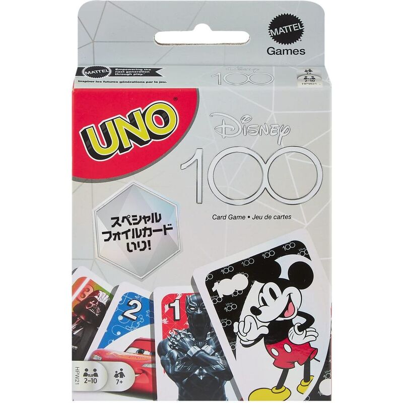 UNO Disney 100 Card Game HPW21