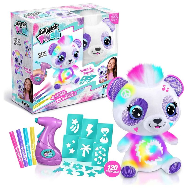 Canal Toys Style 4Ever Airbrush Plush Panda Plush Toy OFG257