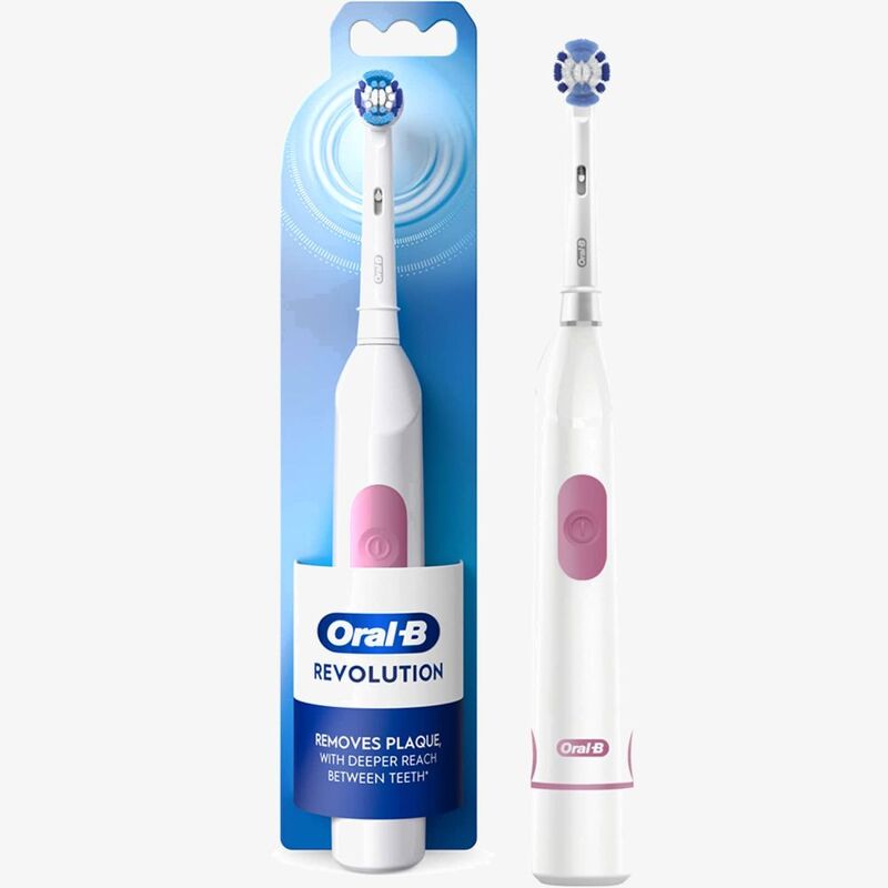 Oral B Revolution Precision Clean Battery Powered Electric Toothbrush
