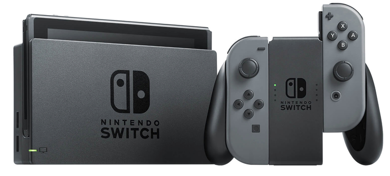 Nintendo Switch 32GB Console with Grey Joy-Con Controller