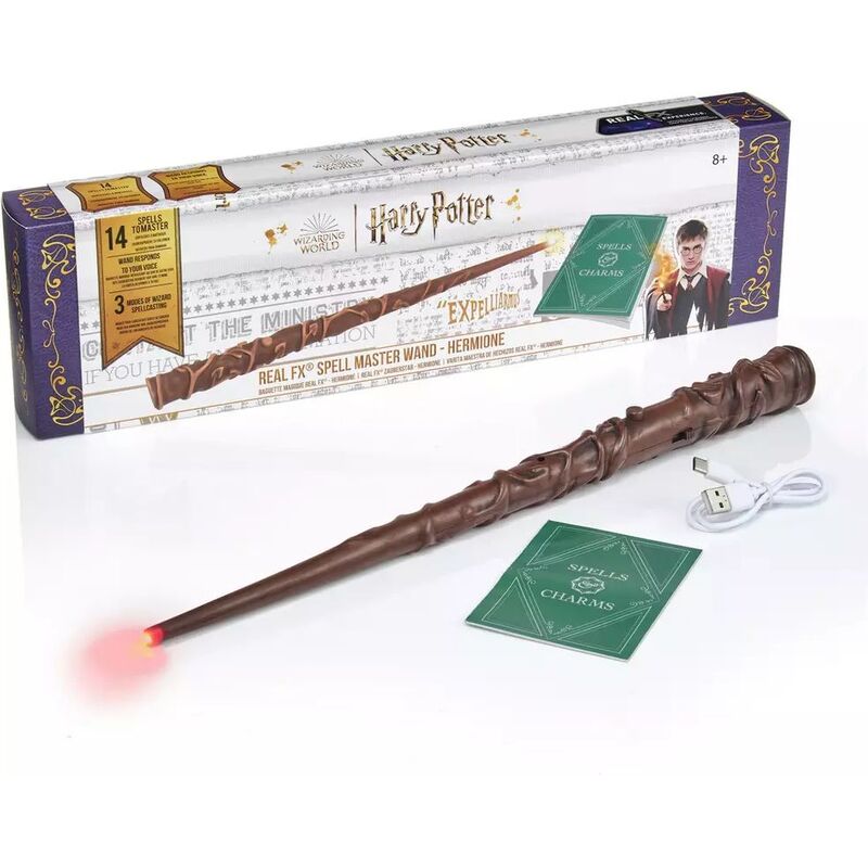 WOW Stuff Wizarding World Harry Potter Real Fx Master Wand - Hermione