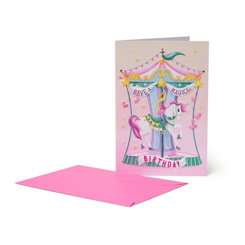 Legami Greeting Card - Large - Magical Birthday - Unicorn (11.5 x 17 cm)