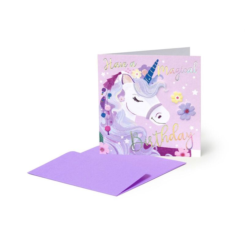 Legami Greeting Card - Small - Unicorn - Unicorn (7 x 7 cm)