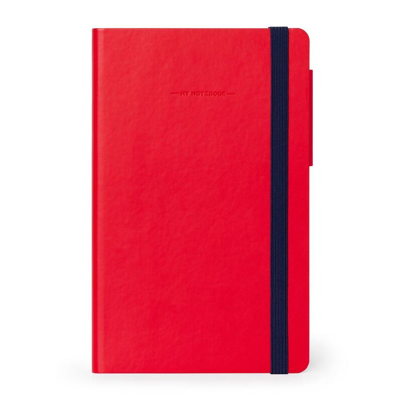 Legami My Notebook - Medium (A5) - Lined - Red