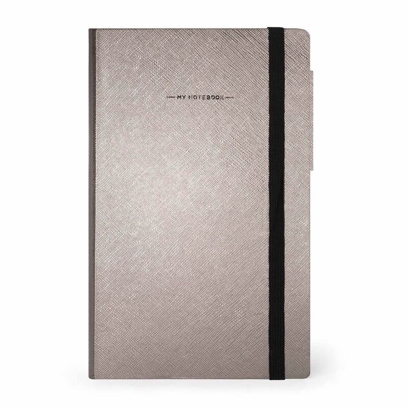 Legami My Notebook - Medium (A5) - Lined - Grey Diamond