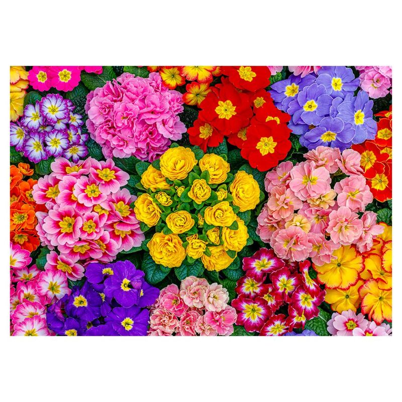 Wooden City Blooming Flowers L Wooden Jigsaw Puzzle (505 Pieces)