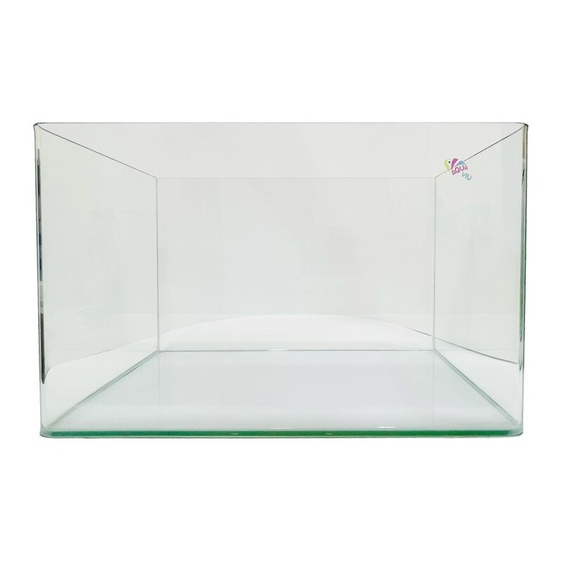 Aqua Viu Ordinary Glass Curved Fish Tank - 45 x 21 x 26 cm
