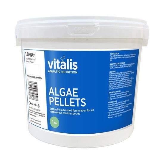 Vitalis Algae Pellets (1.5mm) - 18kg