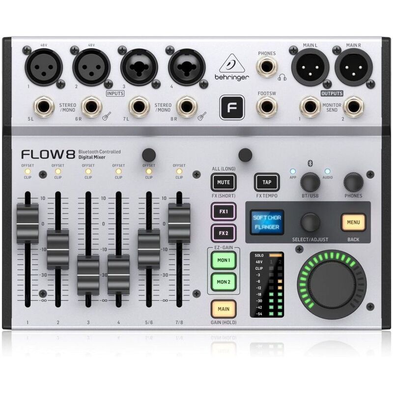 Behringer FLOW 8 8-Input Digital Mixer with Bluetooth
