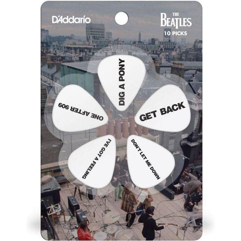 D'Addario 1CWH2-10B8 Beatles Get Back Guitar Picks - Light (10-Pack)