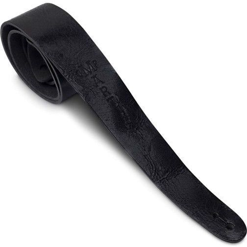 Martin Leather Vintage Strap Accented with The C. F. Martin Logo - Black