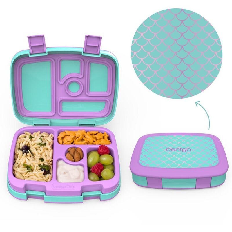 Bentgo Mermaid Kids Lunch Box - Aqua/Orchid