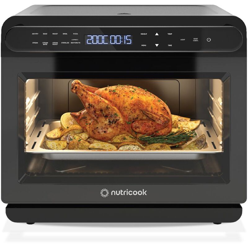 Nutricook Steami - Steam + Air Fryer Oven 24L - Black
