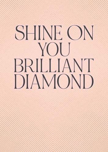 Shine On Brilliant Diamond Greeting Card (13 x 17.6 cm)