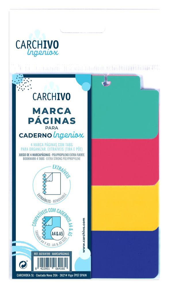 Carchivo Ingeniox Page Markers Intense Colours