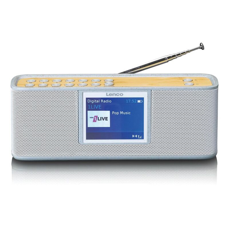 Lenco PDR-046GY - Eco Dab+ Radio Met Bluetooth 5.0 - Grey