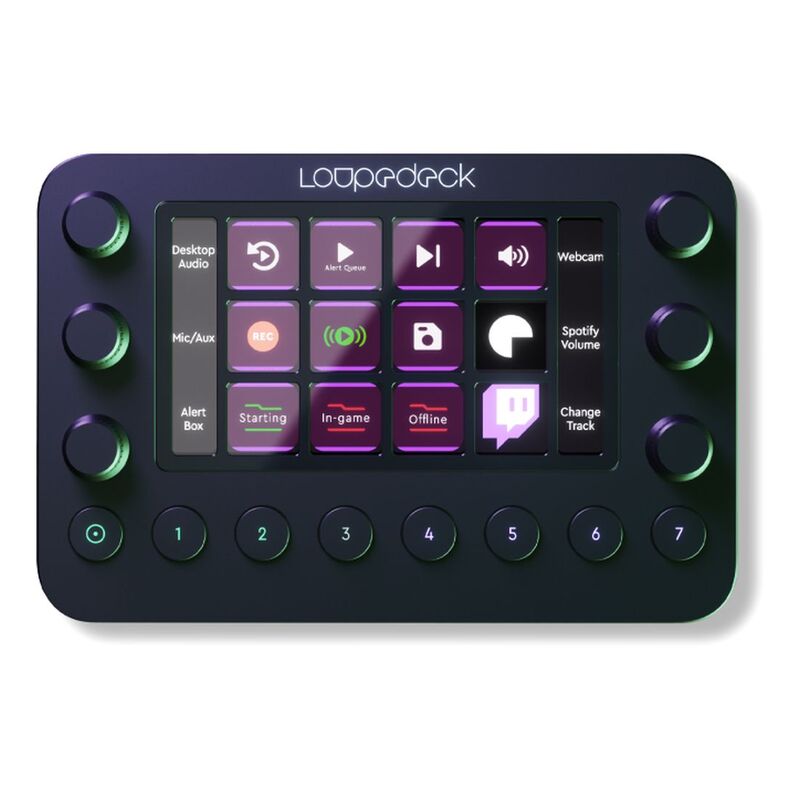 Loupedeck Power Console For Streamers And Content Creators - Black