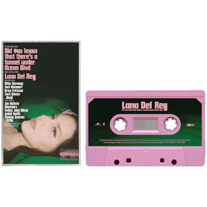 Did You Know That There's A Tunnel Under Ocean Blvd (Pink Colored Cassette) | Lana Del Rey