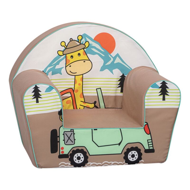Delsit Giraffe On Jeep Armchair