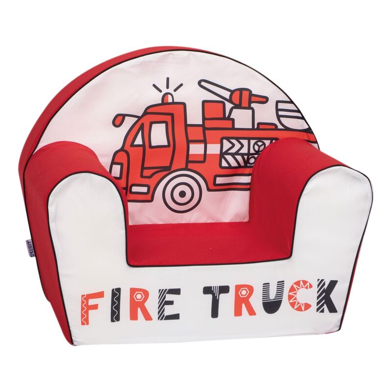 Delsit Fire On Truck Armchair