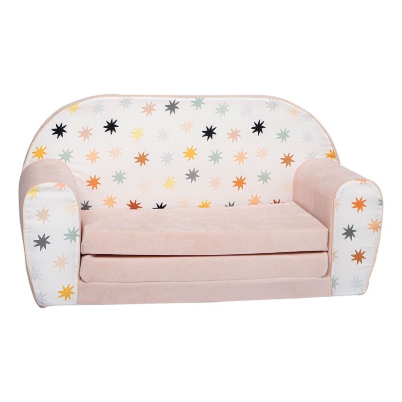 Delsit Stars On Chenille Pink Double Sofa