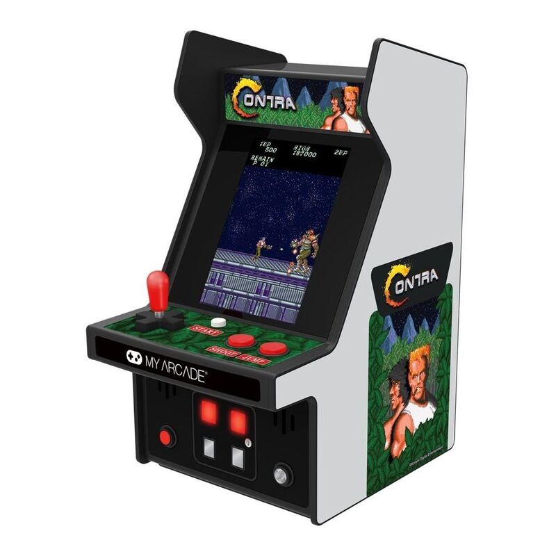 My Arcade Contra Micro Player Collectible Retro Arcade Machine (6.75-inch)