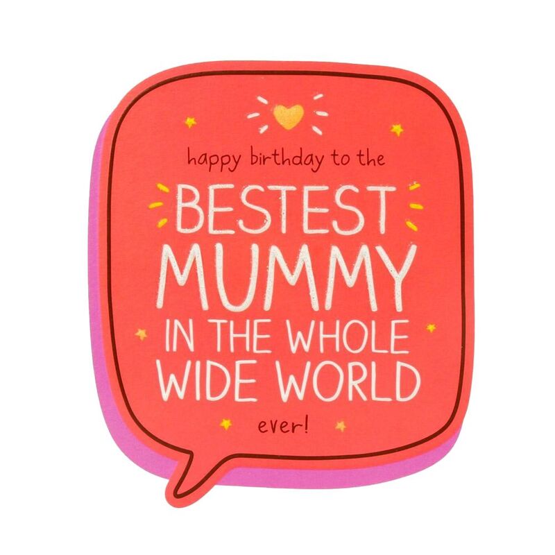 Happy Jackson Bestest Mummy Greeting Card