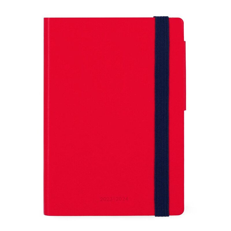 Legami 16-Month Diary - 2023/2024 - Small Daily Diary - Red