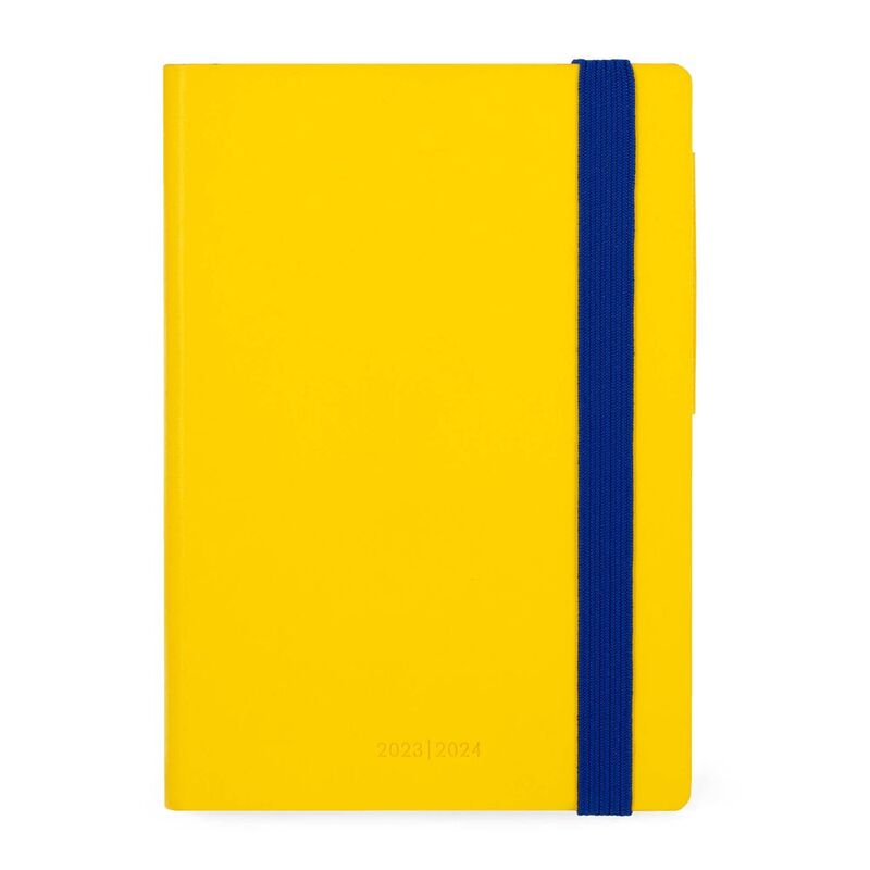 Legami 16-Month Diary - 2023/2024 - Small Daily Diary - Yellow