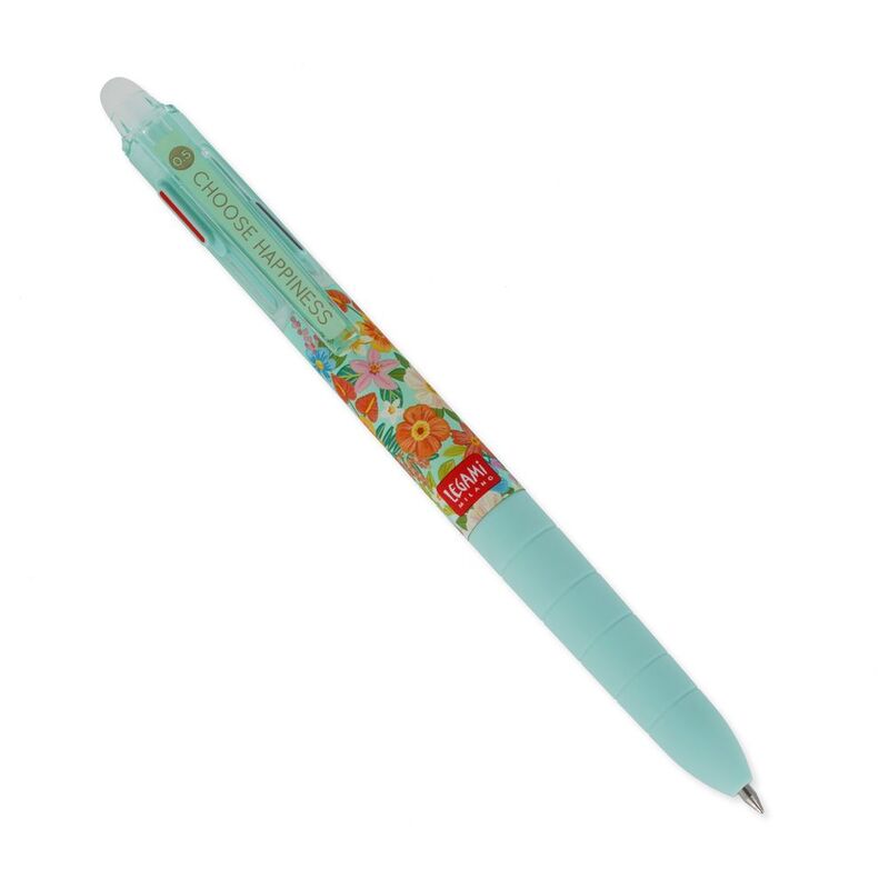 Legami Make Mistakes - 3-Color Ballpoint Pen - Flowers
