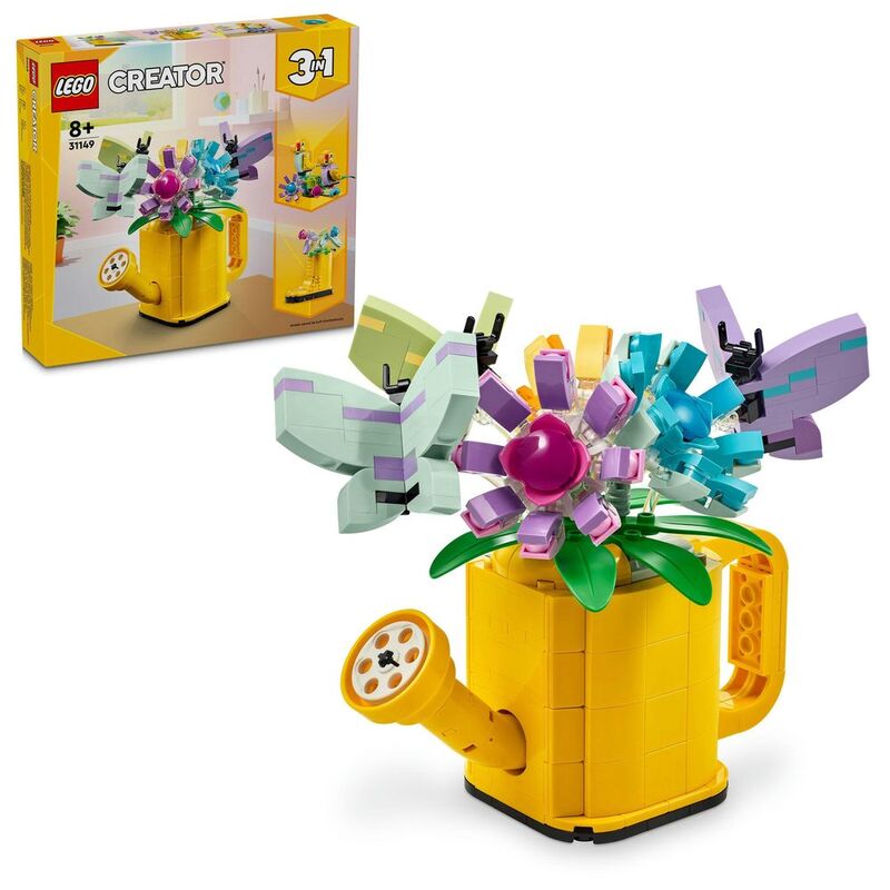 LEGO Creator 3-In-1 Flowers In Watering Can 31149 (420 Pieces)