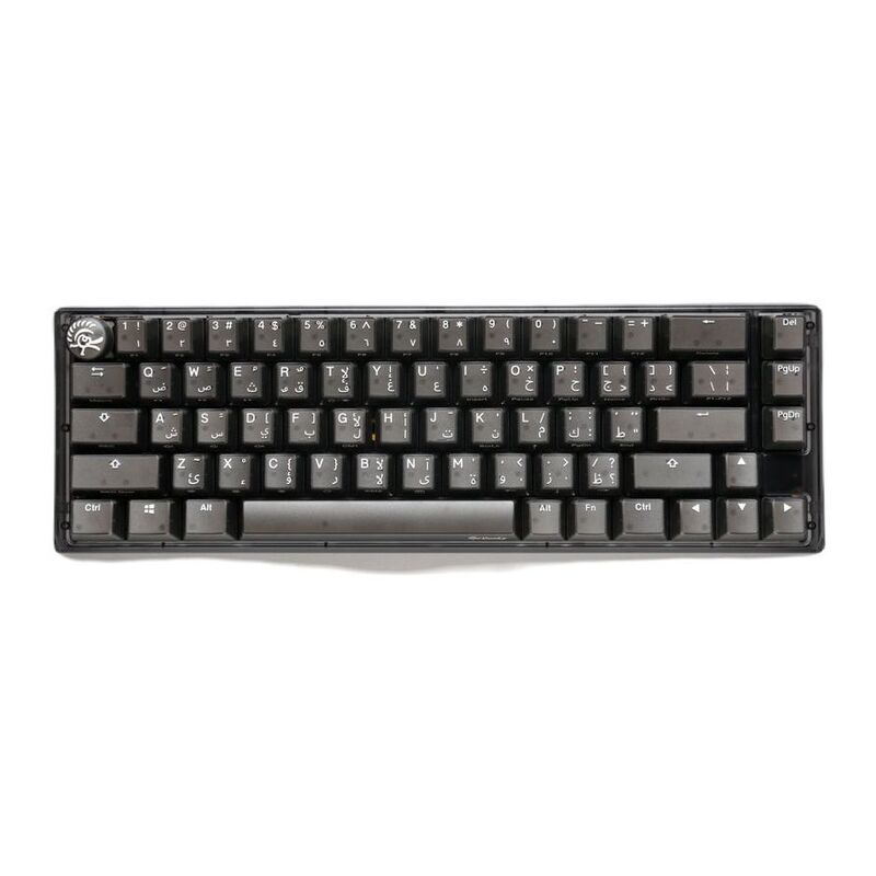 Ducky One 3 Aura SF 65% Mechanical Gaming Keyboard - Cherry MX Brown Switches - Black (Arabic/English)