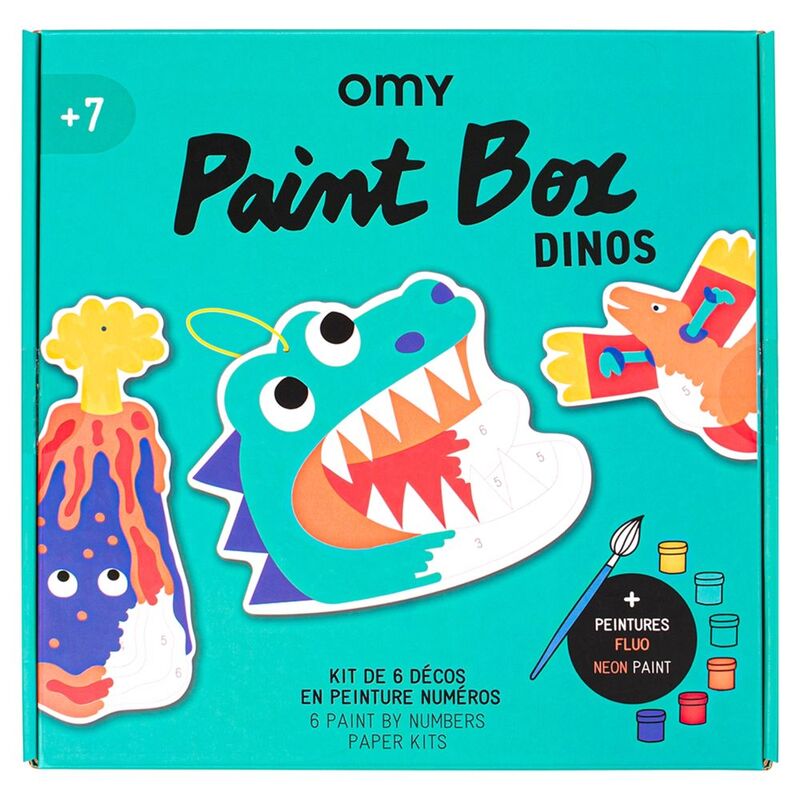 Omy Paint Box Numeros Dino Green