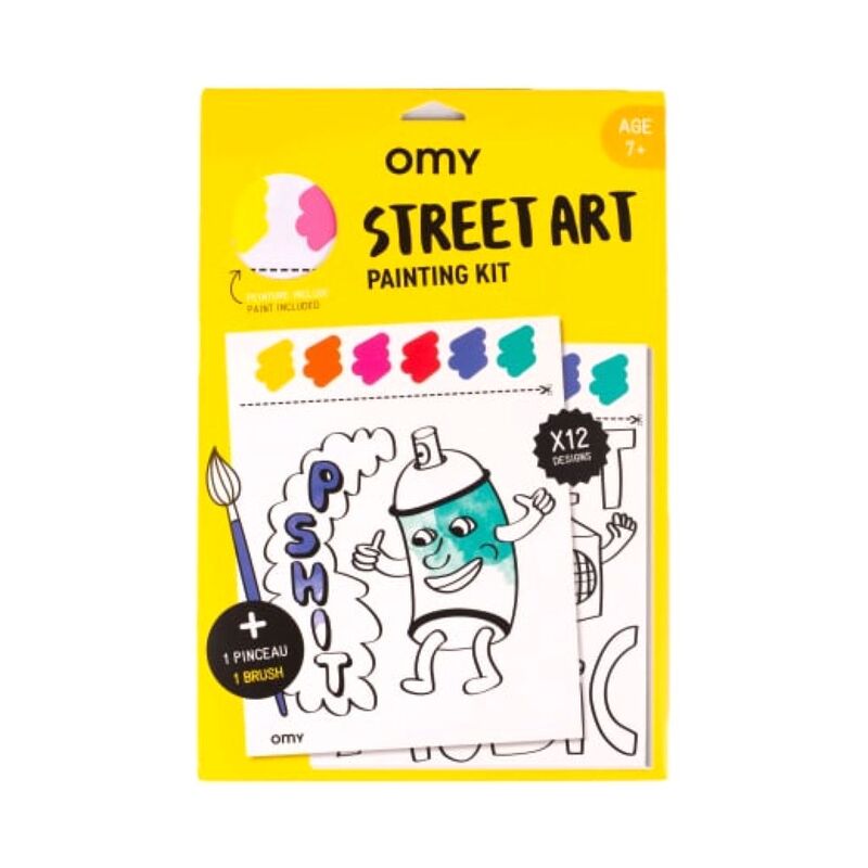 Omy Paint Kit Street Art Yellow