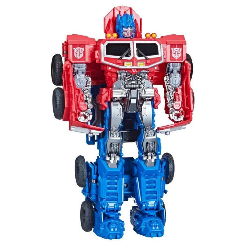 Hasbro Transformers Toys Transformers: Rise of the Beasts Movie, Smash Changer Optimus Prime 9-inch Action Figure