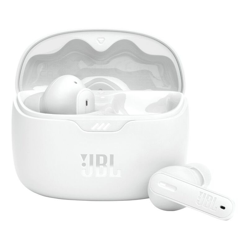 JBL Tune Beam True Wireless Noise Cancelling Earbuds - White