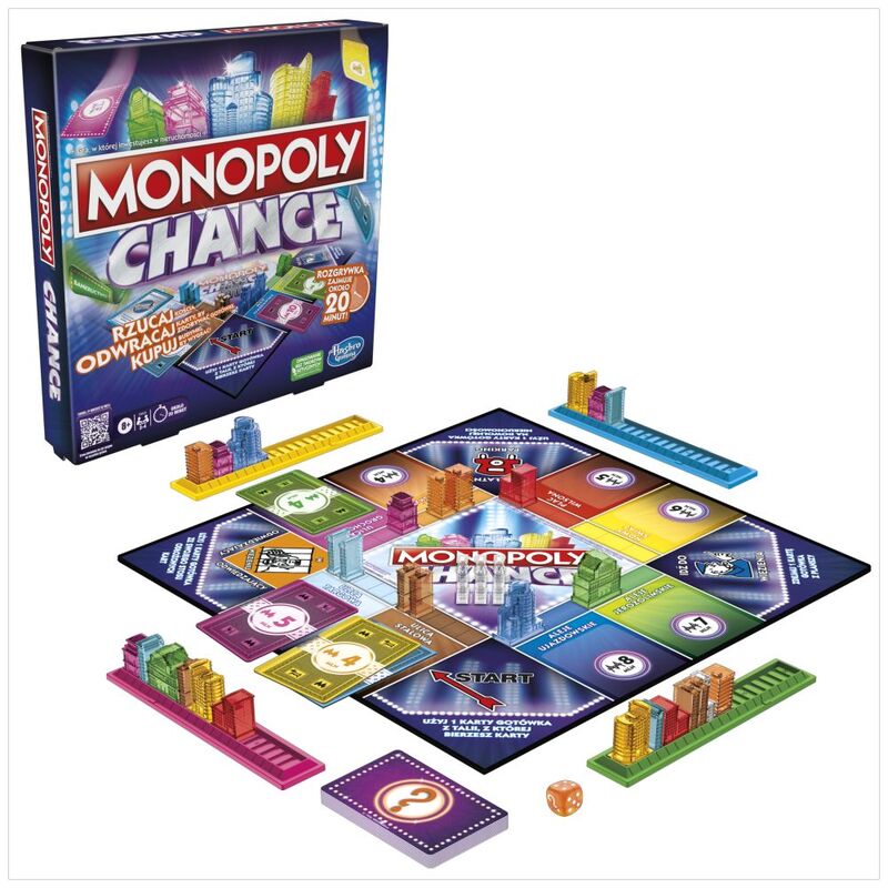 Hasbro Gaming Monopoly Chance Board Game F8555