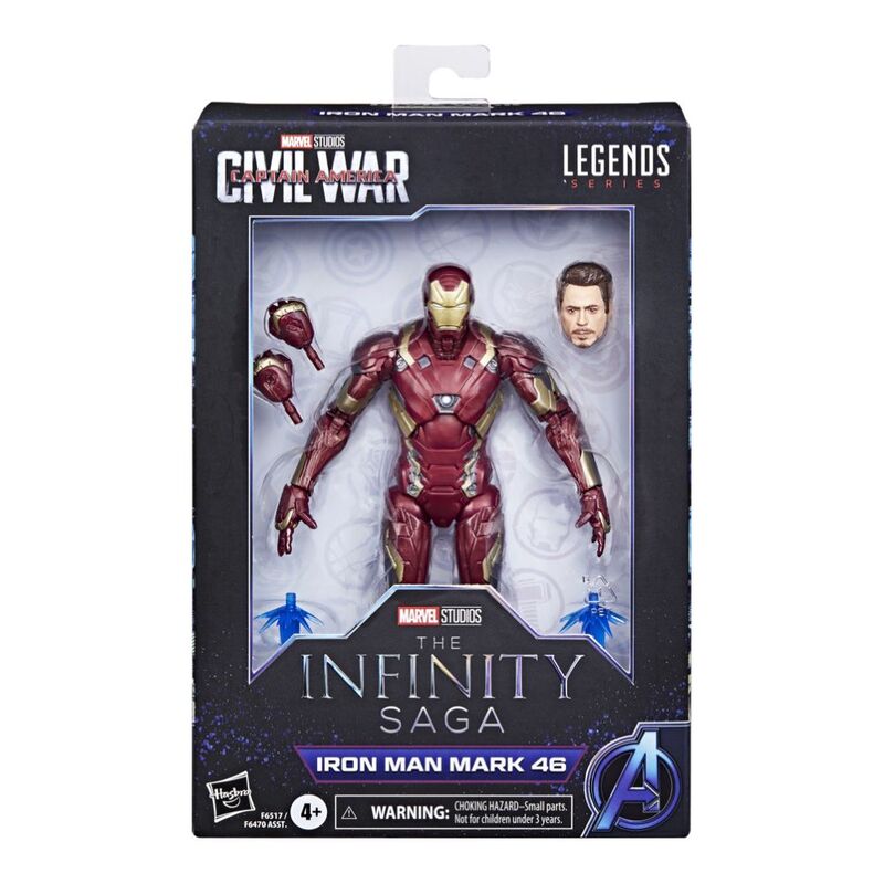Hasbro Marvel Legends Series Captain America Civil War Iron Man Mark 46 6 Inch Action Figure F6517