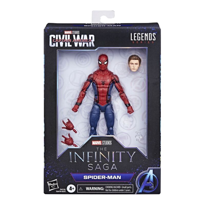 Hasbro Marvel Legends Series Captain America Civil War Spider-Man 6 Inch Action Figure F6518